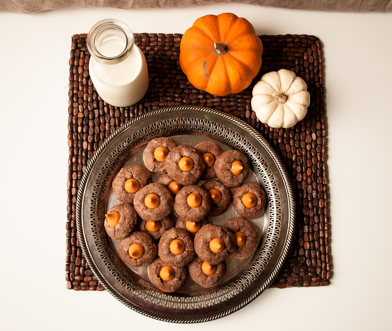 Chocolate Pumpkin Cookies