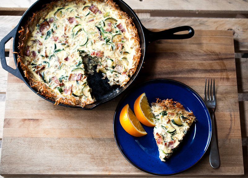 hash brown quiche