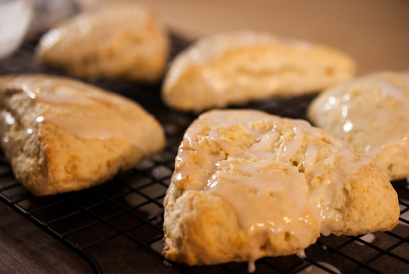 Lemon Ginger Scones