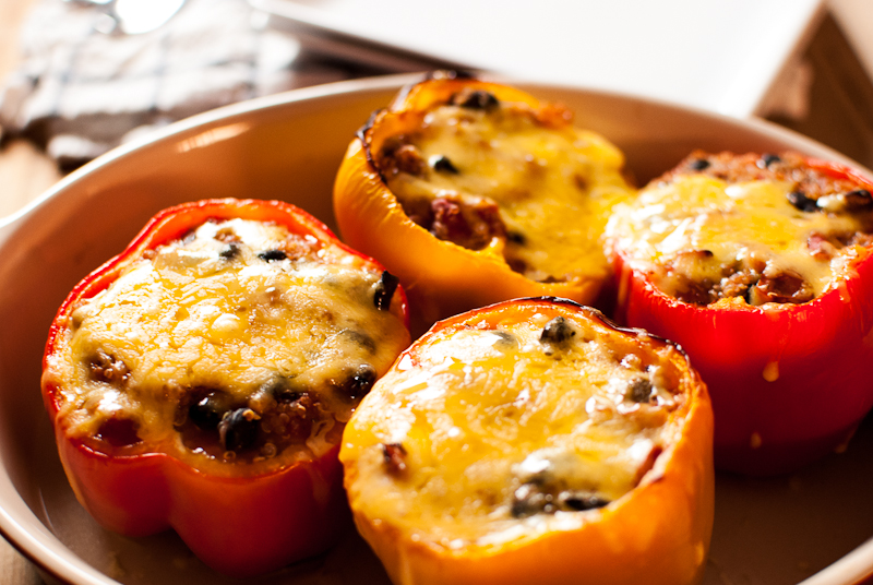 Quinoa stuffed bell peppers