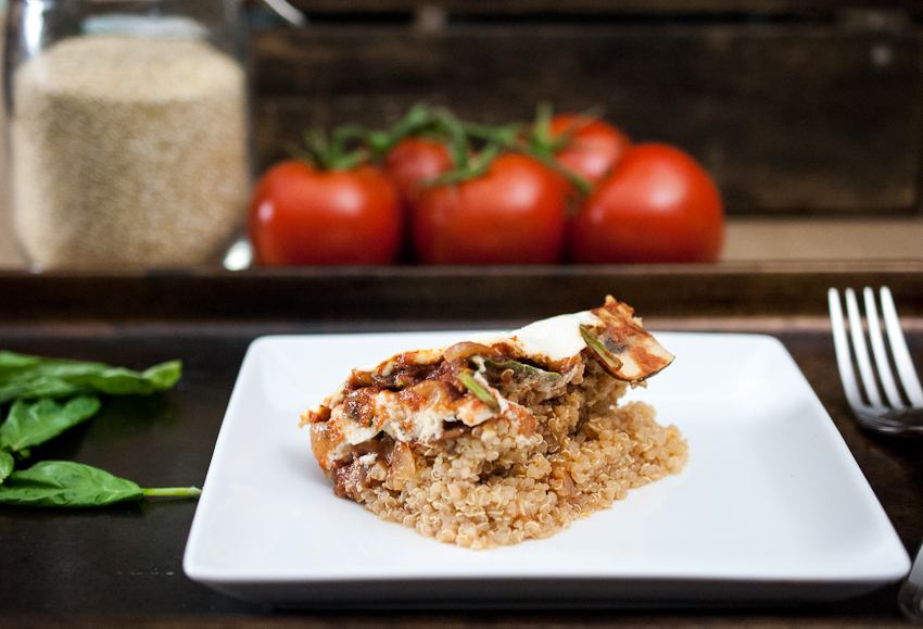 quinoa lasagne