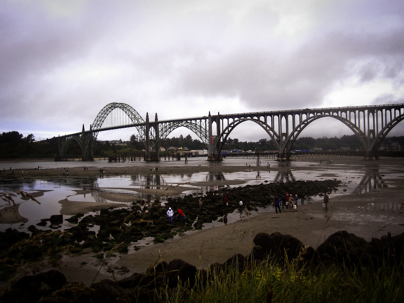 Newport bridge over Yaquina Bay, OR