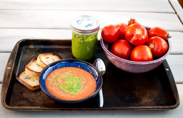 summer tomato soup