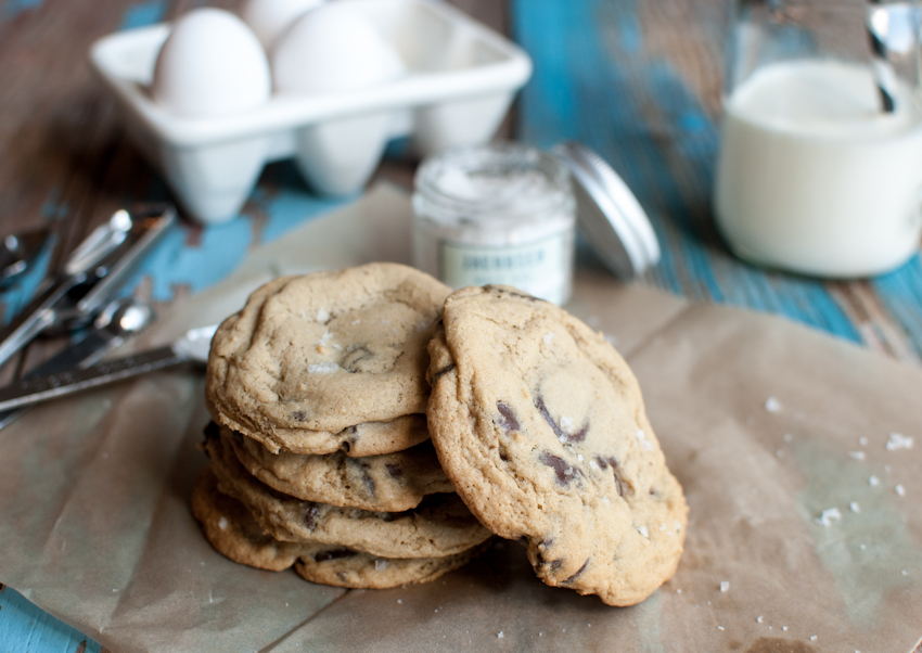 Chocolate Chip Cookies with Jacobsen Vanilla Bean Salt