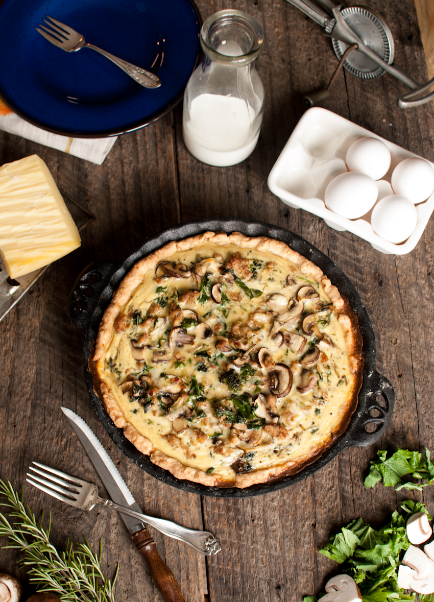 winter quiche