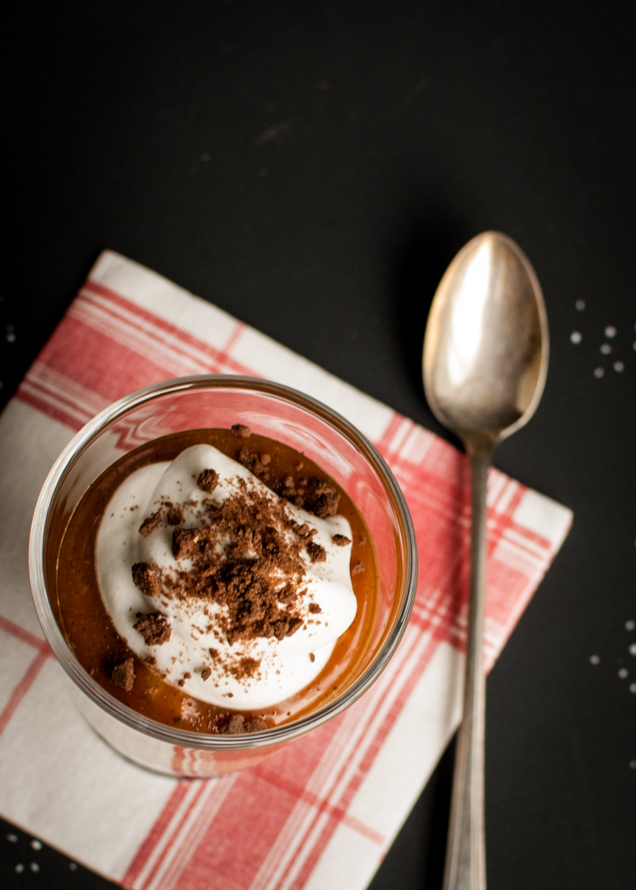 salted caramel pudding