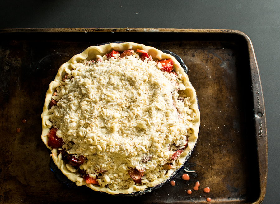 strawberry rhubarb pie