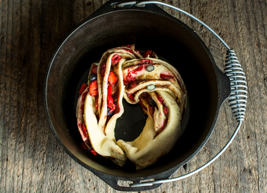 triple berry cinnamon swirl bread