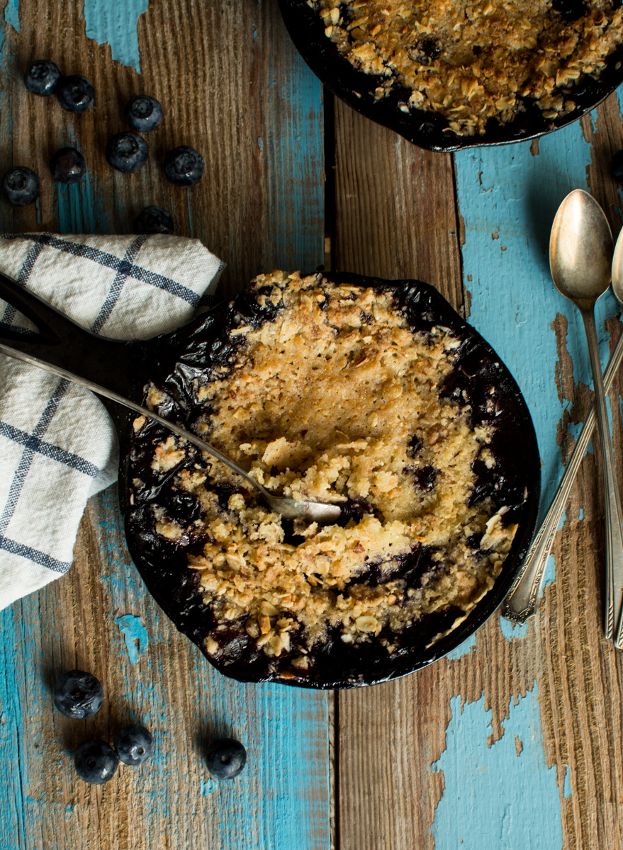 blueberry crumble