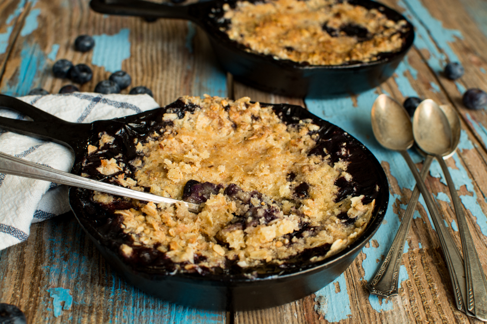 blueberry crumble