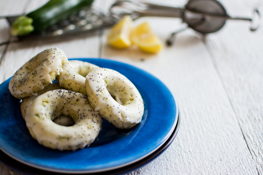 lemon poppyseed zucchini donuts