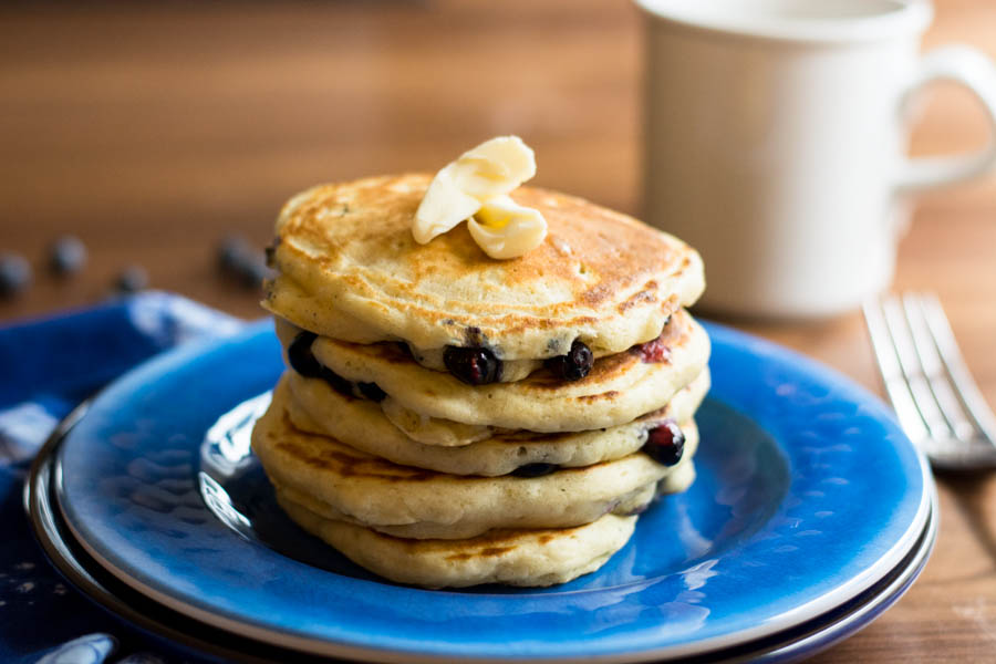 blueberry pancakes