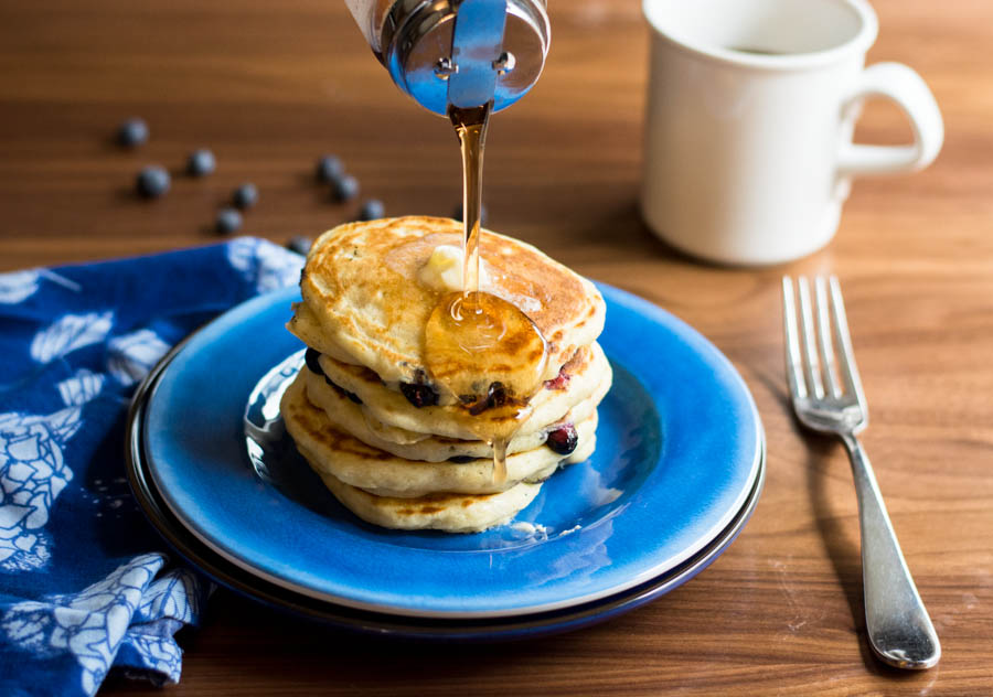 blueberry pancakes