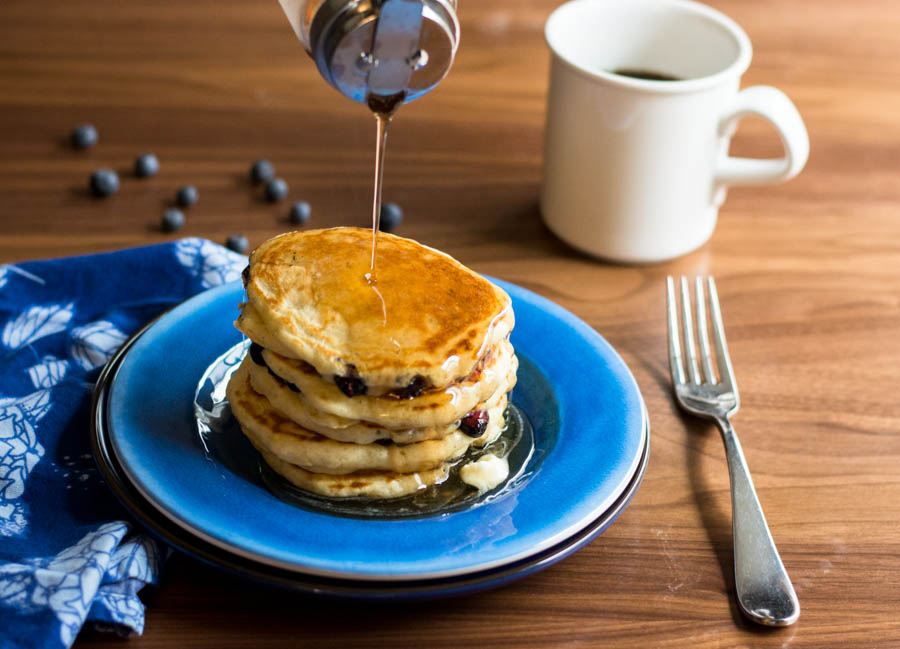 blueberry pancakes