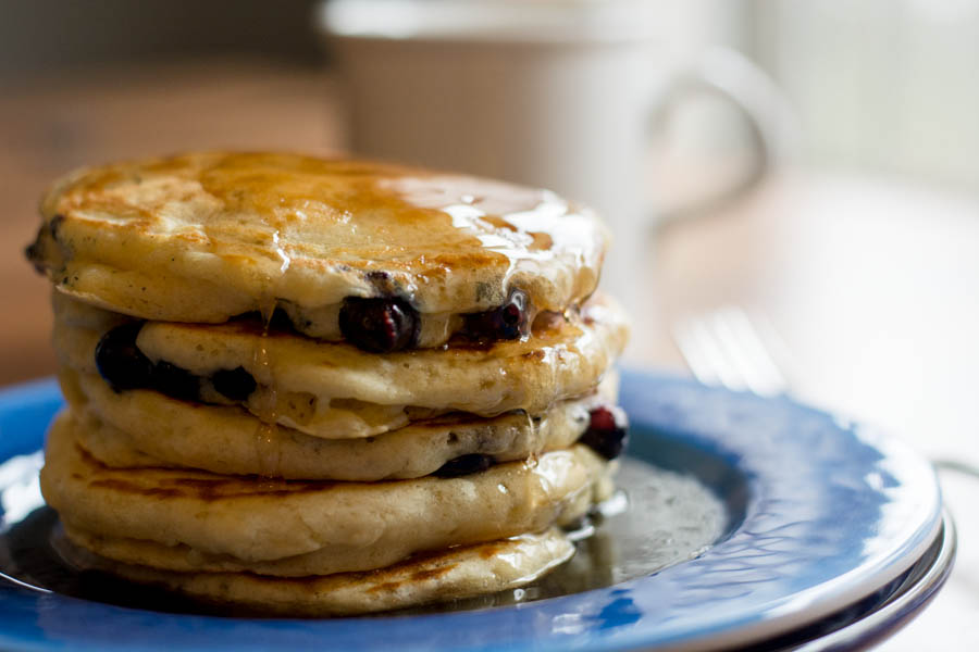 blueberry pancakes