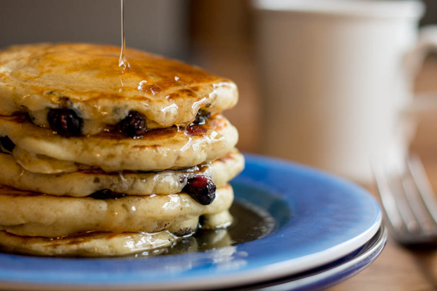 blueberry pancakes