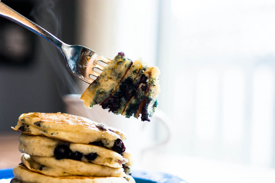 blueberry pancakes