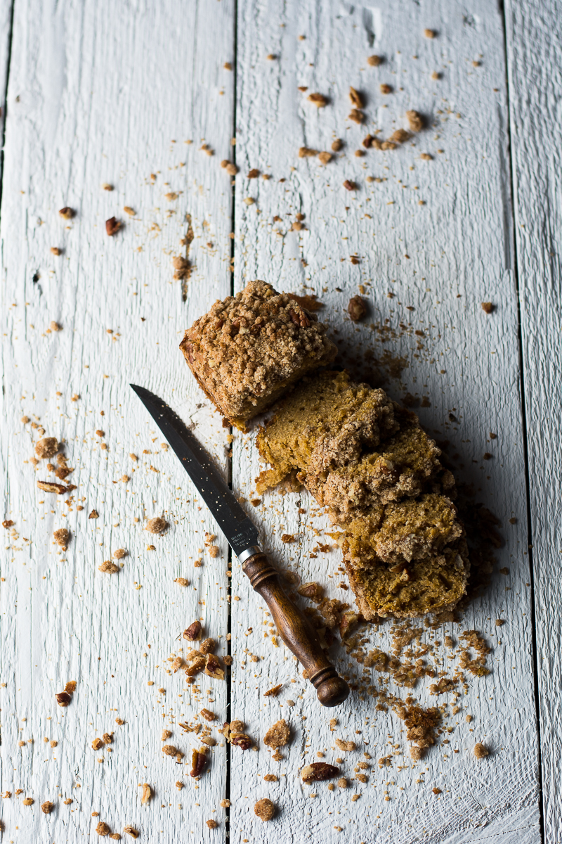 pumpkin pecan coffee cake