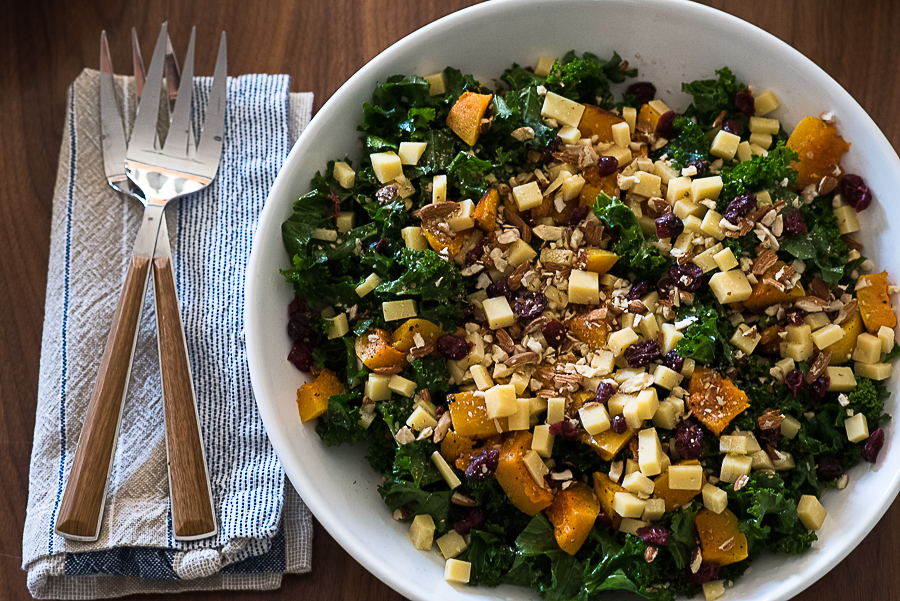 Kale and Butternut Squash Salad