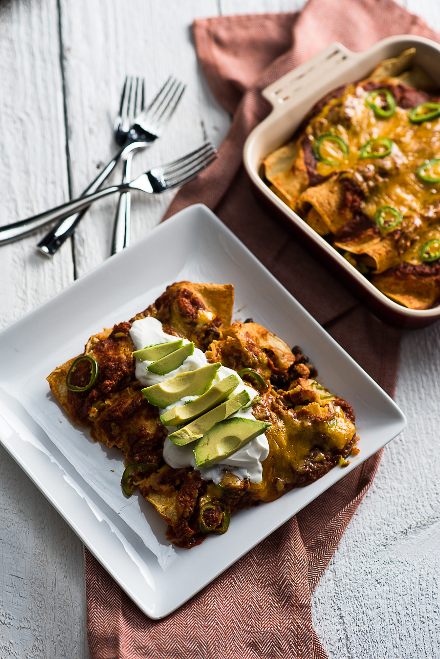 butternut squash enchiladas