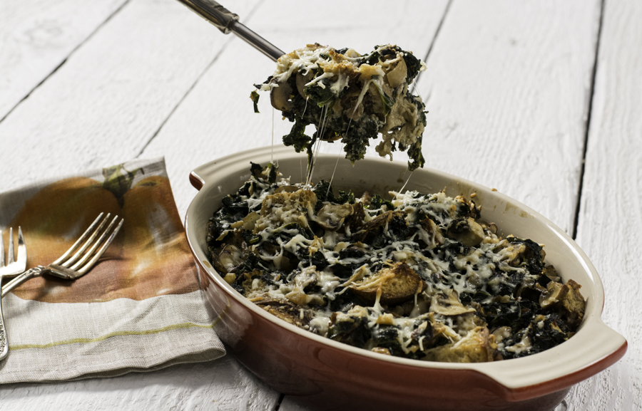 Winter Green Gratin